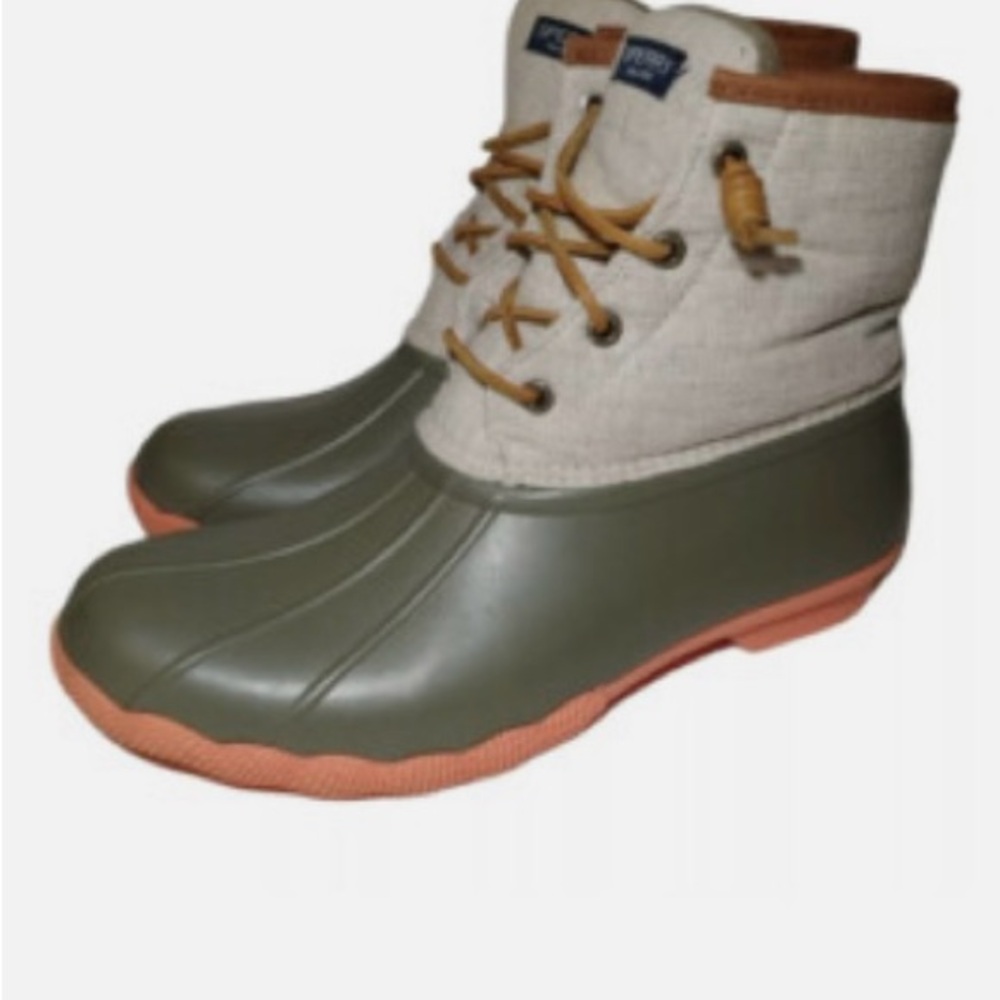 Sperry Top-Sider Saltwater Duck Boot EUC Limited Edition Color